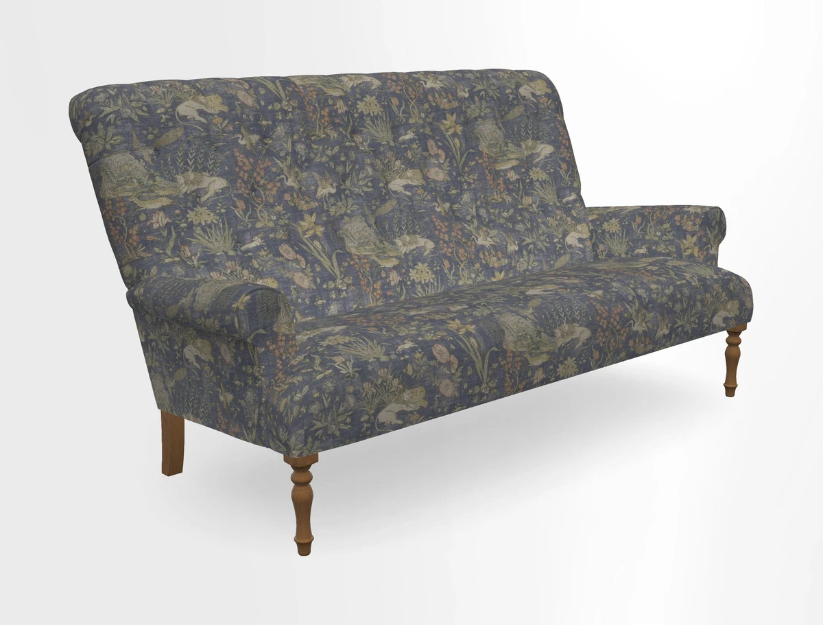 Chelsham 3 seater sofa in Two Tone Plain Biscuit