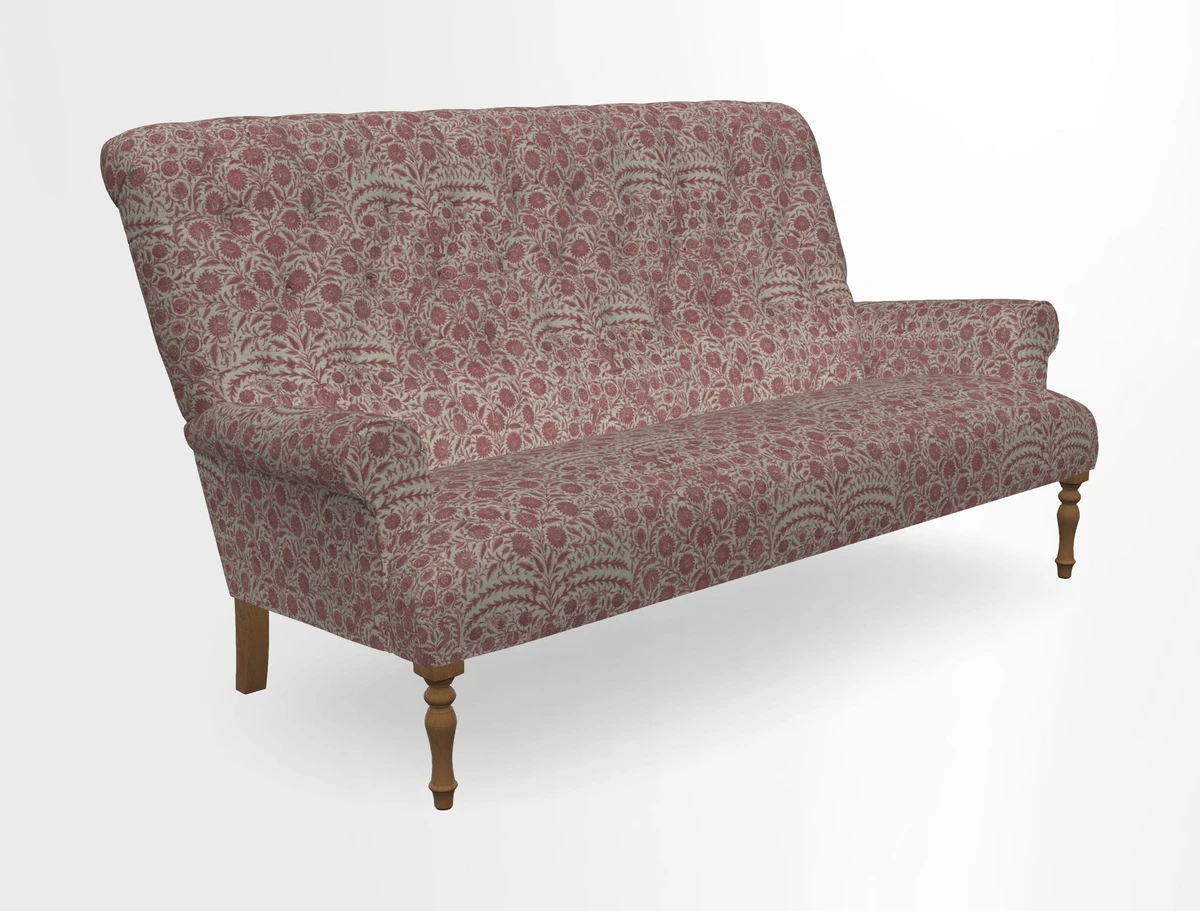 Chelsham 3 seater sofa in Two Tone Plain Biscuit