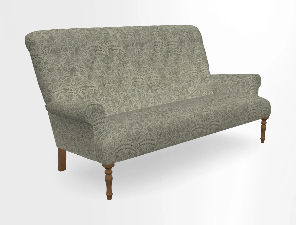 Chelsham 3 seater sofa in Two Tone Plain Biscuit