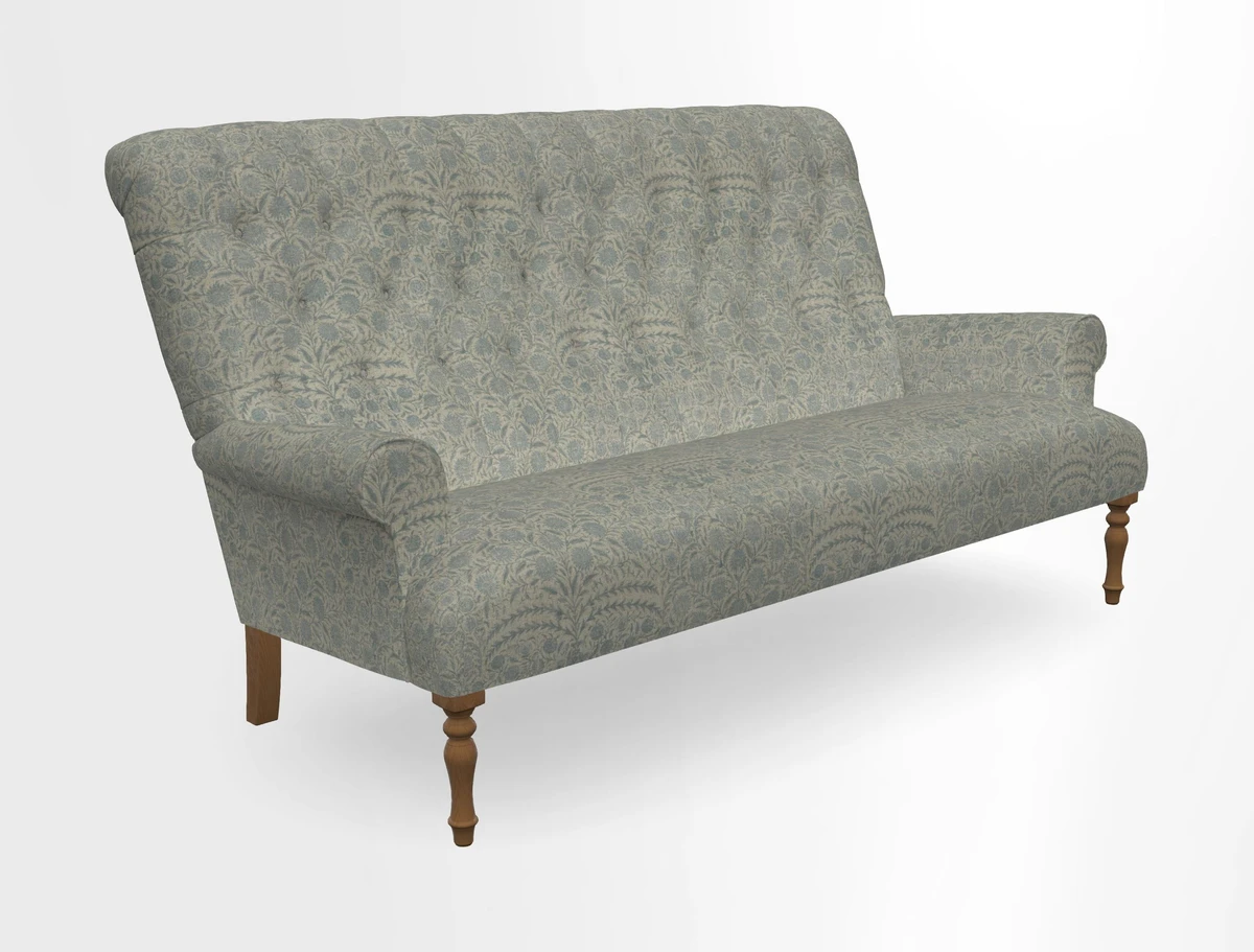 Chelsham 3 seater sofa in Two Tone Plain Biscuit