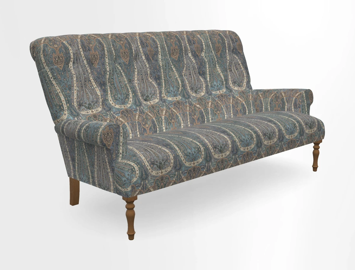 Chelsham 3 seater sofa in Two Tone Plain Biscuit