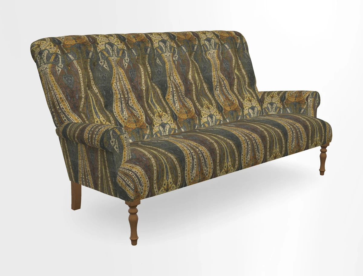 Chelsham 3 seater sofa in Two Tone Plain Biscuit
