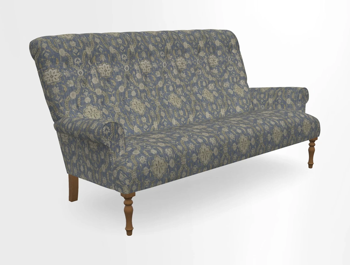 Chelsham 3 seater sofa in Two Tone Plain Biscuit