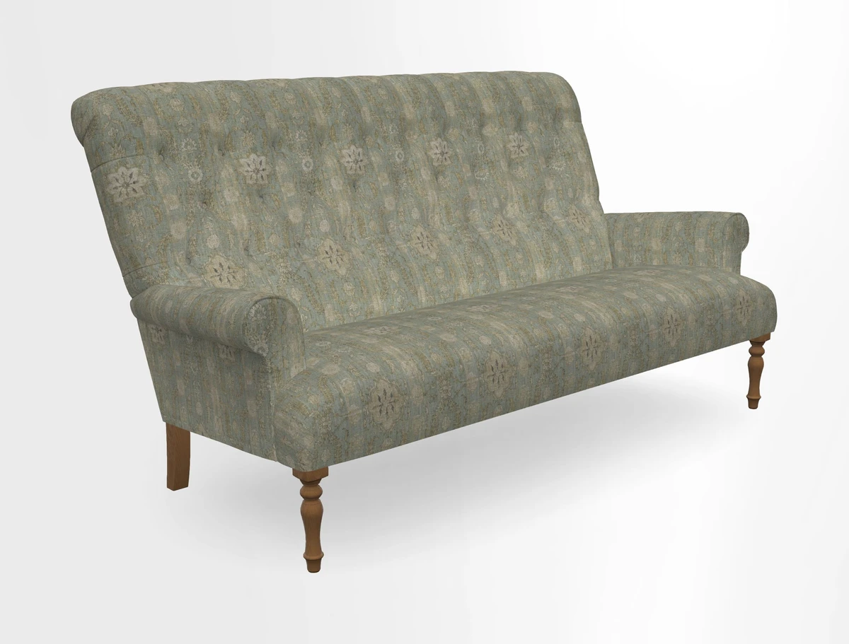 Chelsham 3 seater sofa in Two Tone Plain Biscuit
