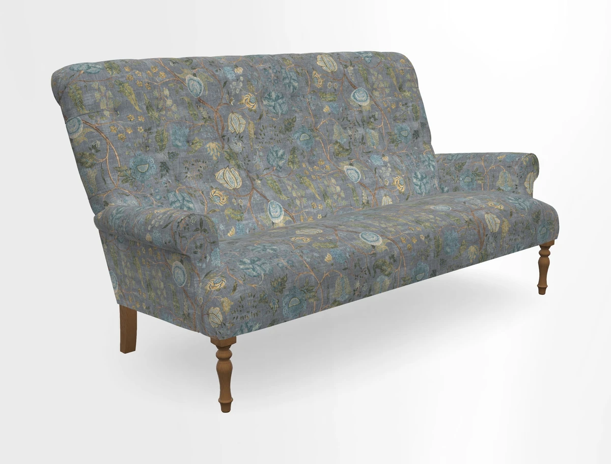 Chelsham 3 seater sofa in Two Tone Plain Biscuit