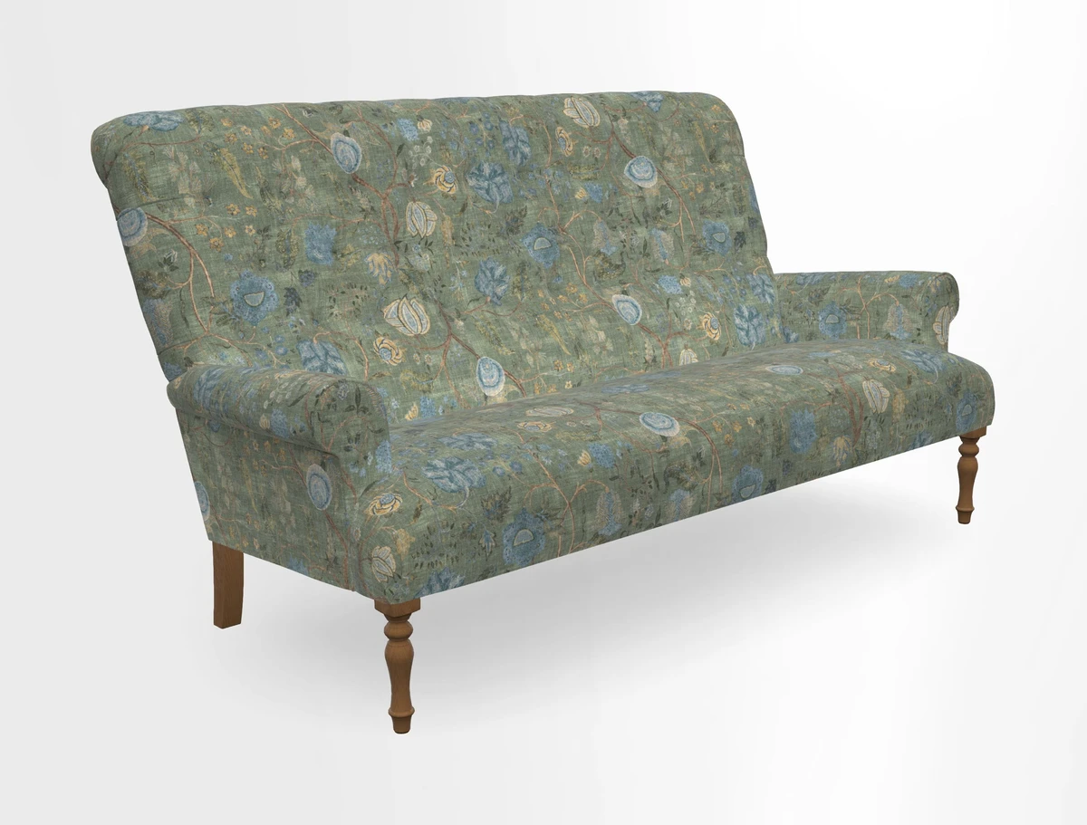 Chelsham 3 seater sofa in Two Tone Plain Biscuit