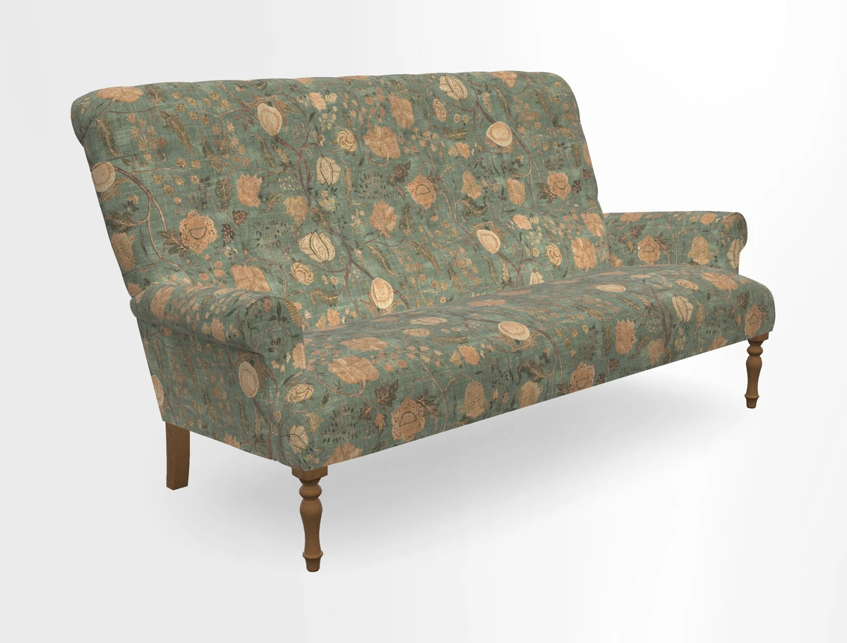 Chelsham 3 seater sofa in Two Tone Plain Biscuit