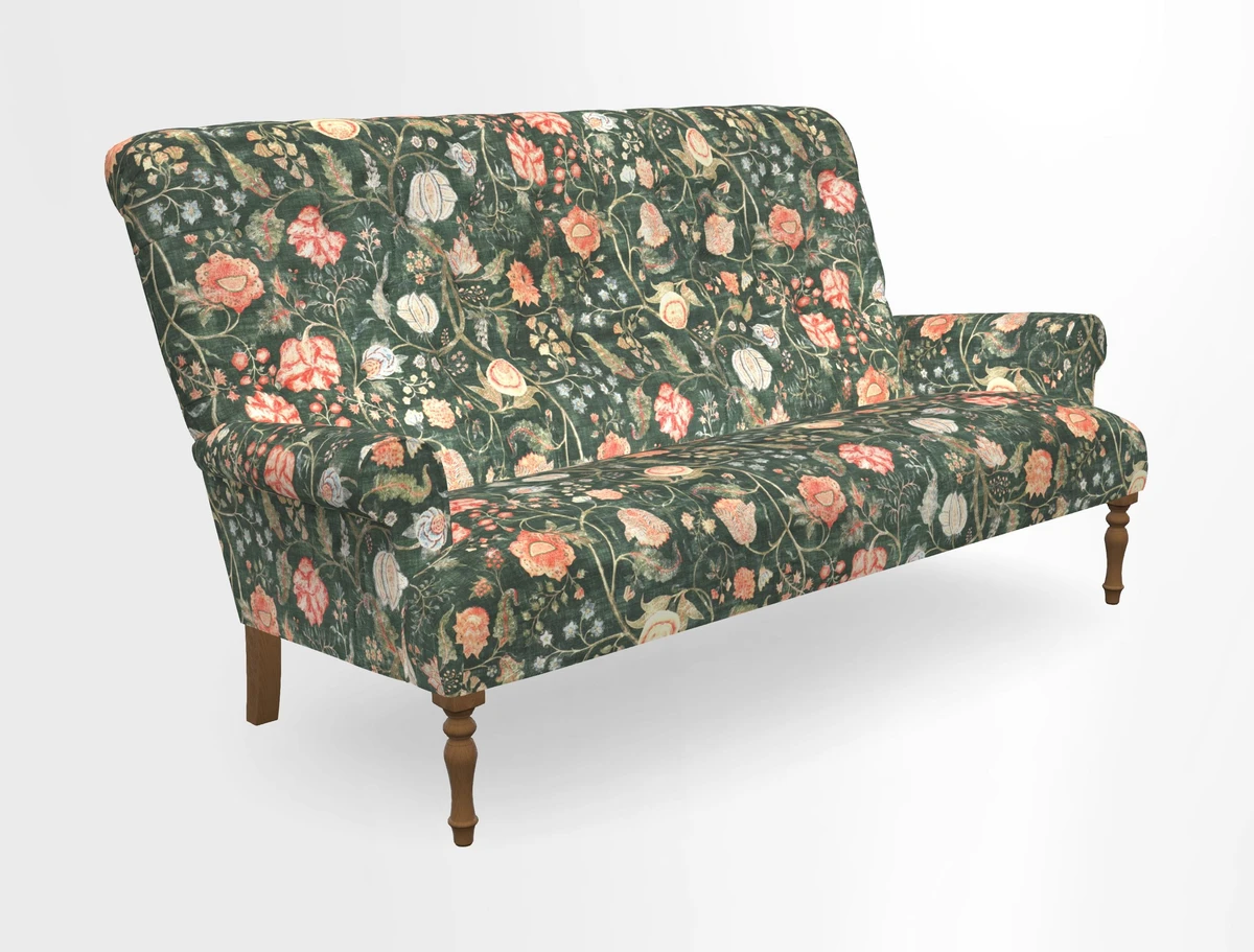 Chelsham 3 seater sofa in Two Tone Plain Biscuit