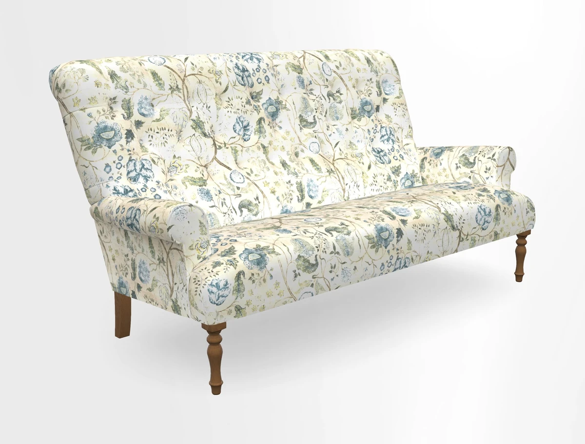 Chelsham 3 seater sofa in Two Tone Plain Biscuit