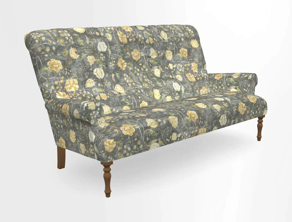 Chelsham 3 seater sofa in Two Tone Plain Biscuit