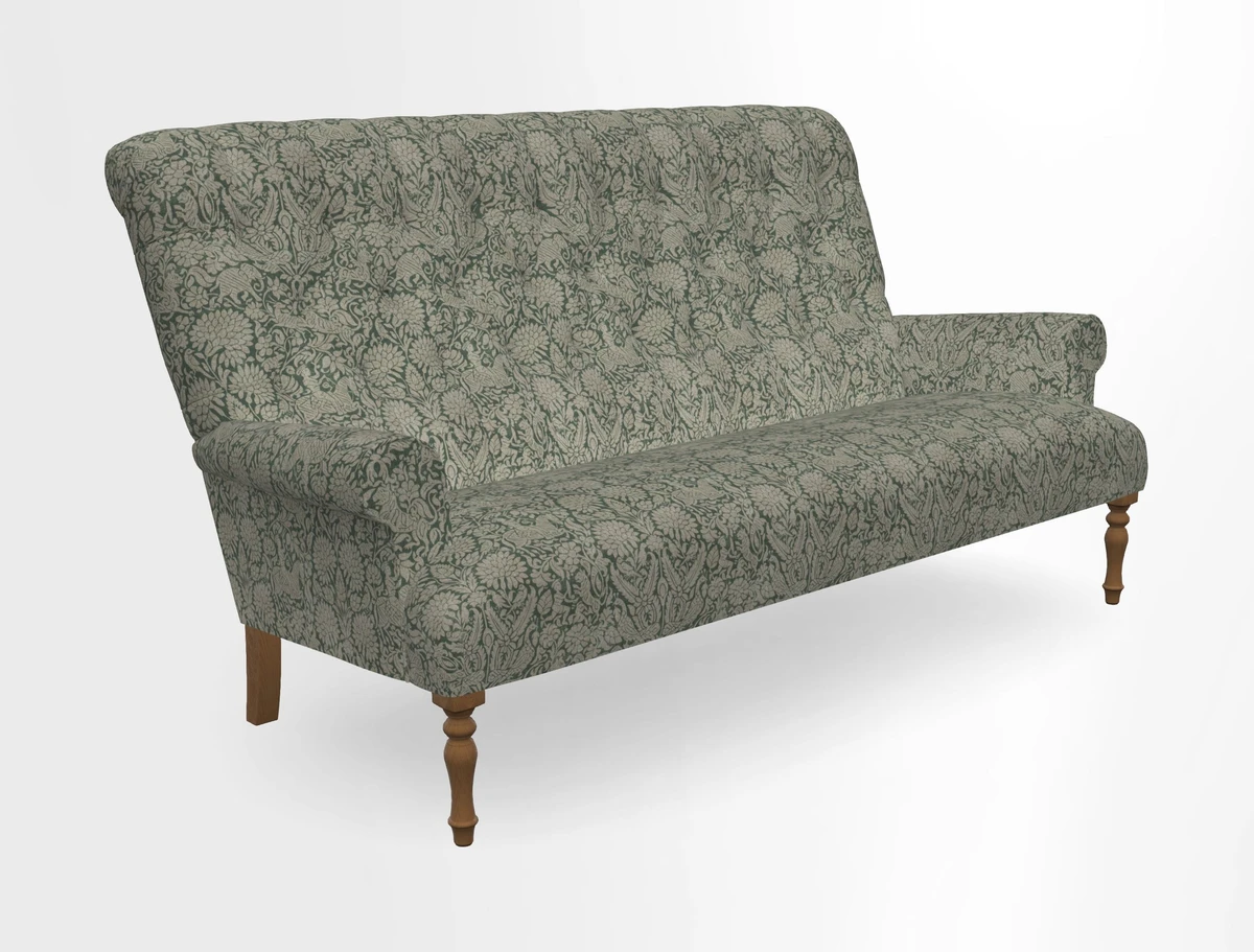 Chelsham 3 seater sofa in Two Tone Plain Biscuit