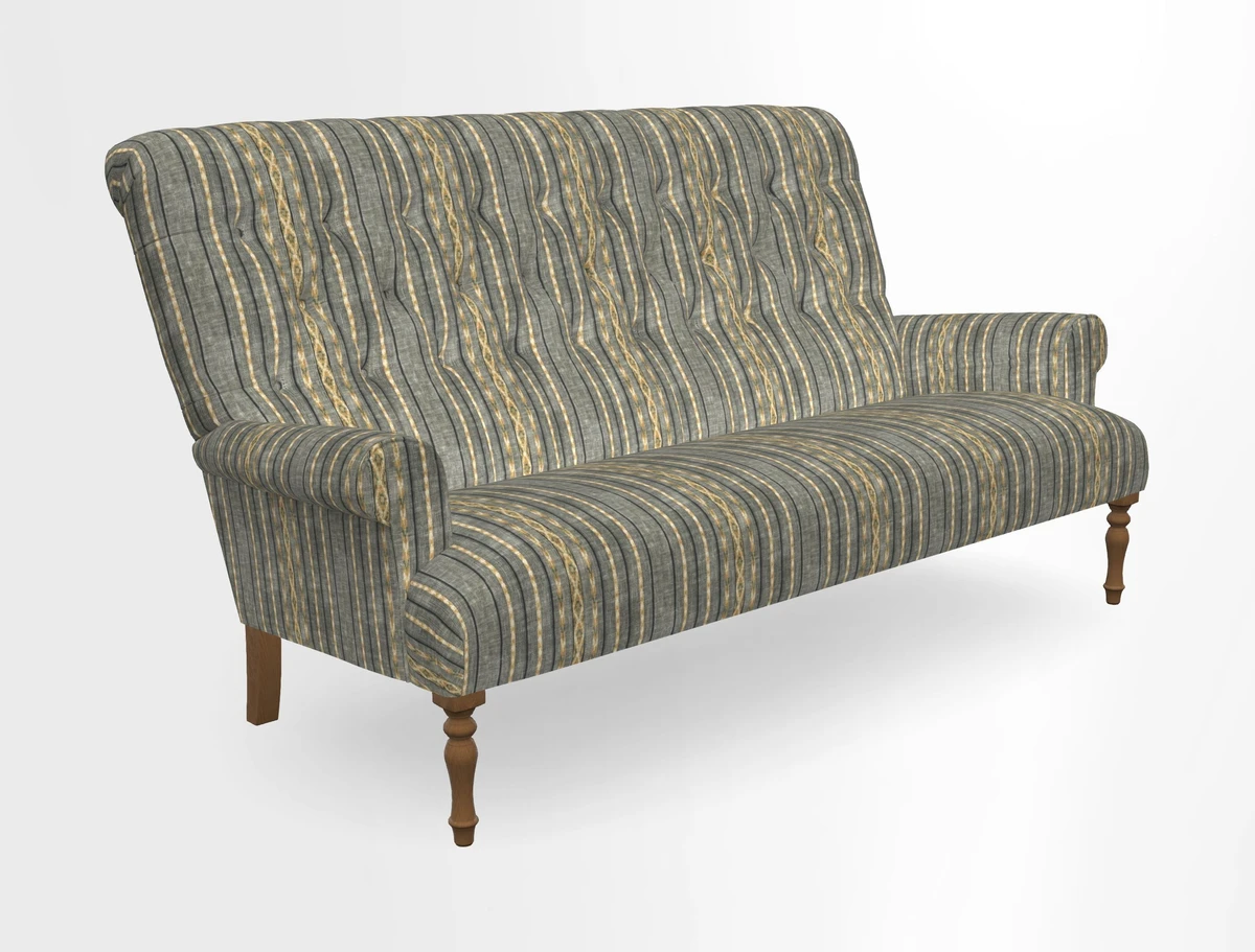 Chelsham 3 seater sofa in Two Tone Plain Biscuit
