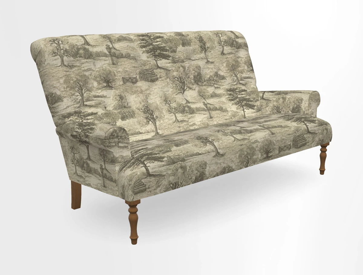 Chelsham 3 seater sofa in Two Tone Plain Biscuit