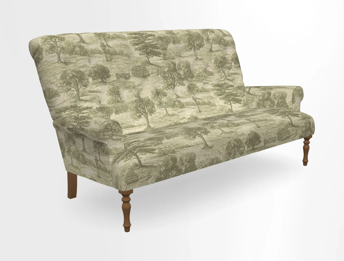 Chelsham 3 seater sofa in Two Tone Plain Biscuit