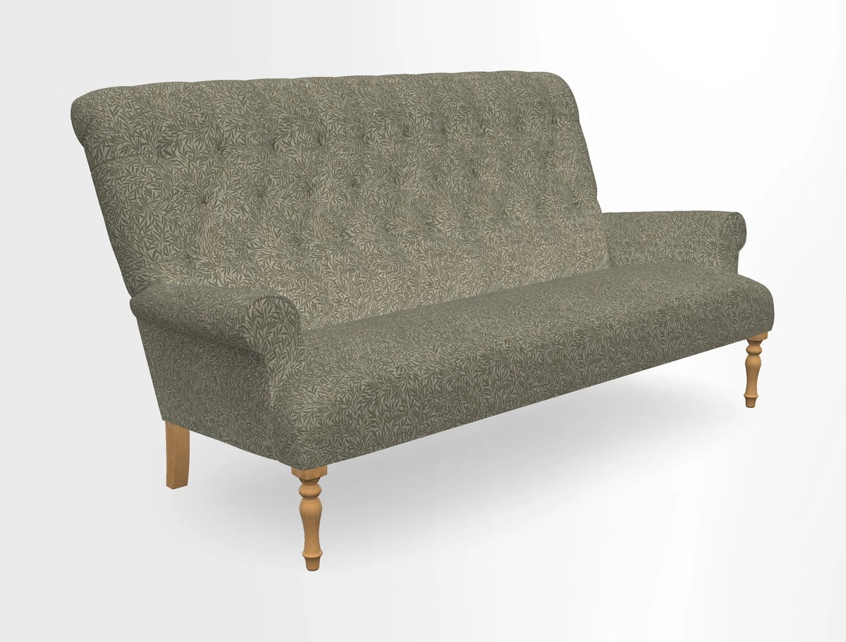 Chelsham 3 seater sofa in Two Tone Plain Biscuit