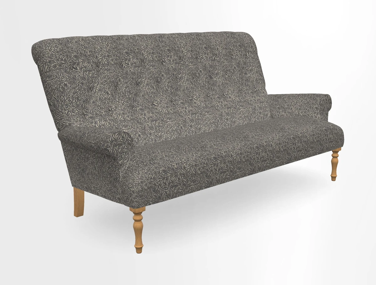 Chelsham 3 seater sofa in Two Tone Plain Biscuit