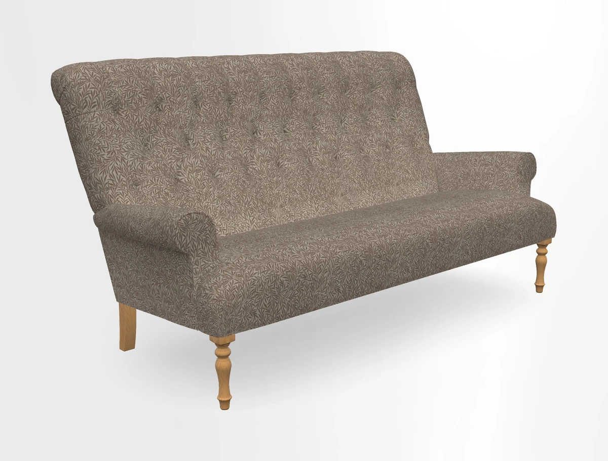 Chelsham 3 seater sofa in Two Tone Plain Biscuit