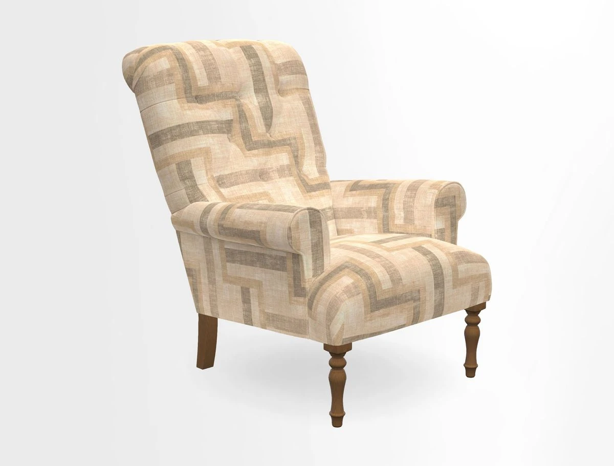 Chelsham Chair in Roxburgh Herringbone Paprika