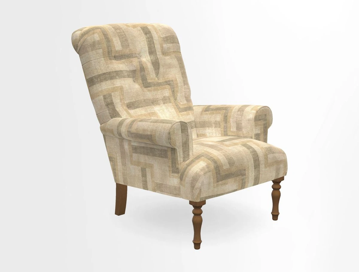 Chelsham Chair in Roxburgh Herringbone Paprika