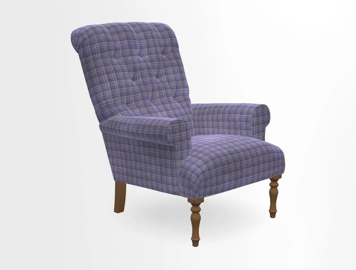 Chelsham Chair in Roxburgh Herringbone Paprika