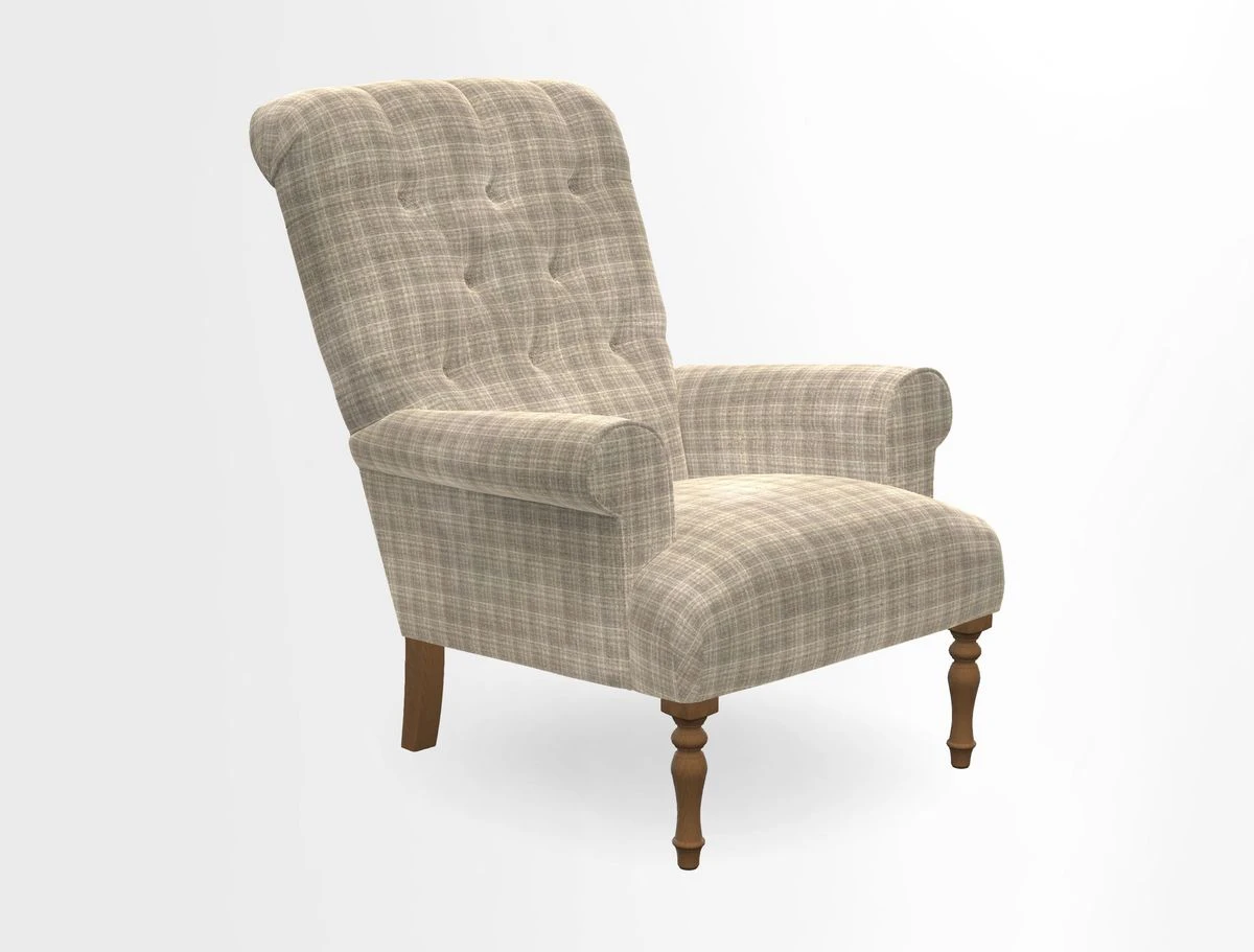 Chelsham Chair in Roxburgh Herringbone Paprika