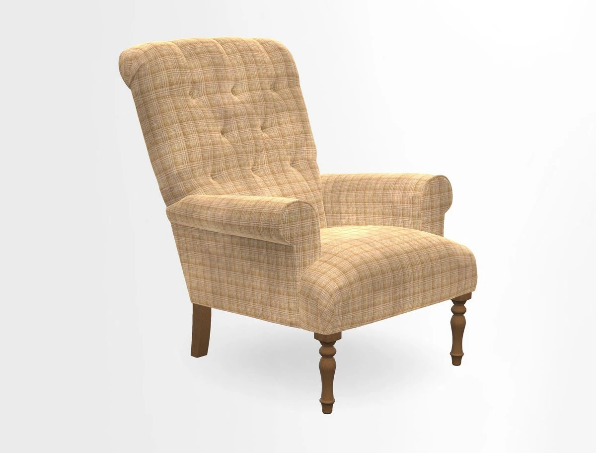 Chelsham Chair in Roxburgh Herringbone Paprika