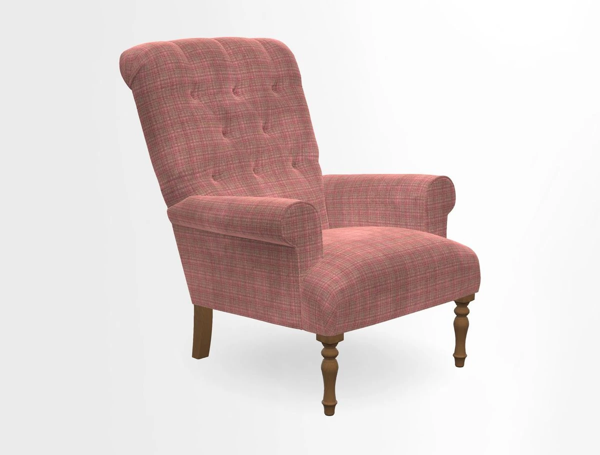 Chelsham Chair in Roxburgh Herringbone Paprika