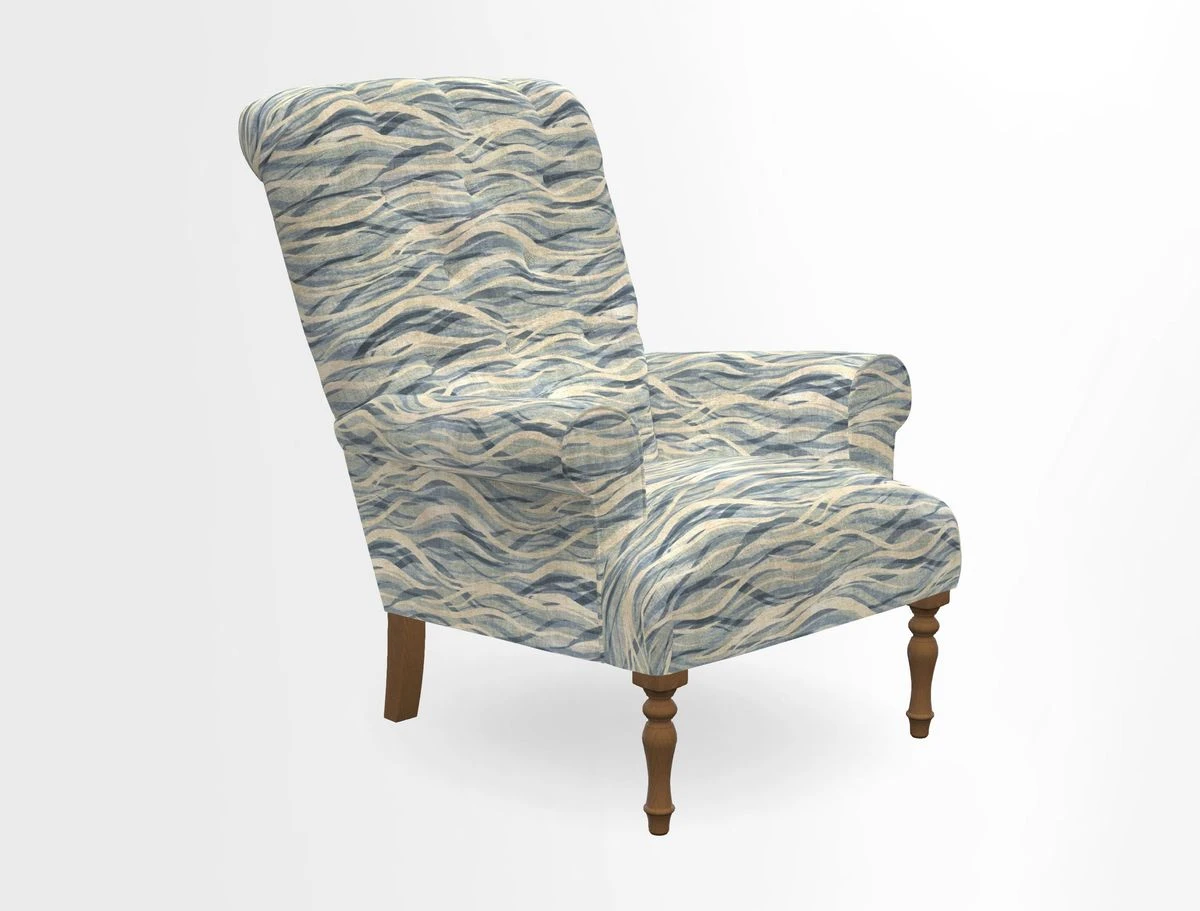 Chelsham Chair in Roxburgh Herringbone Paprika