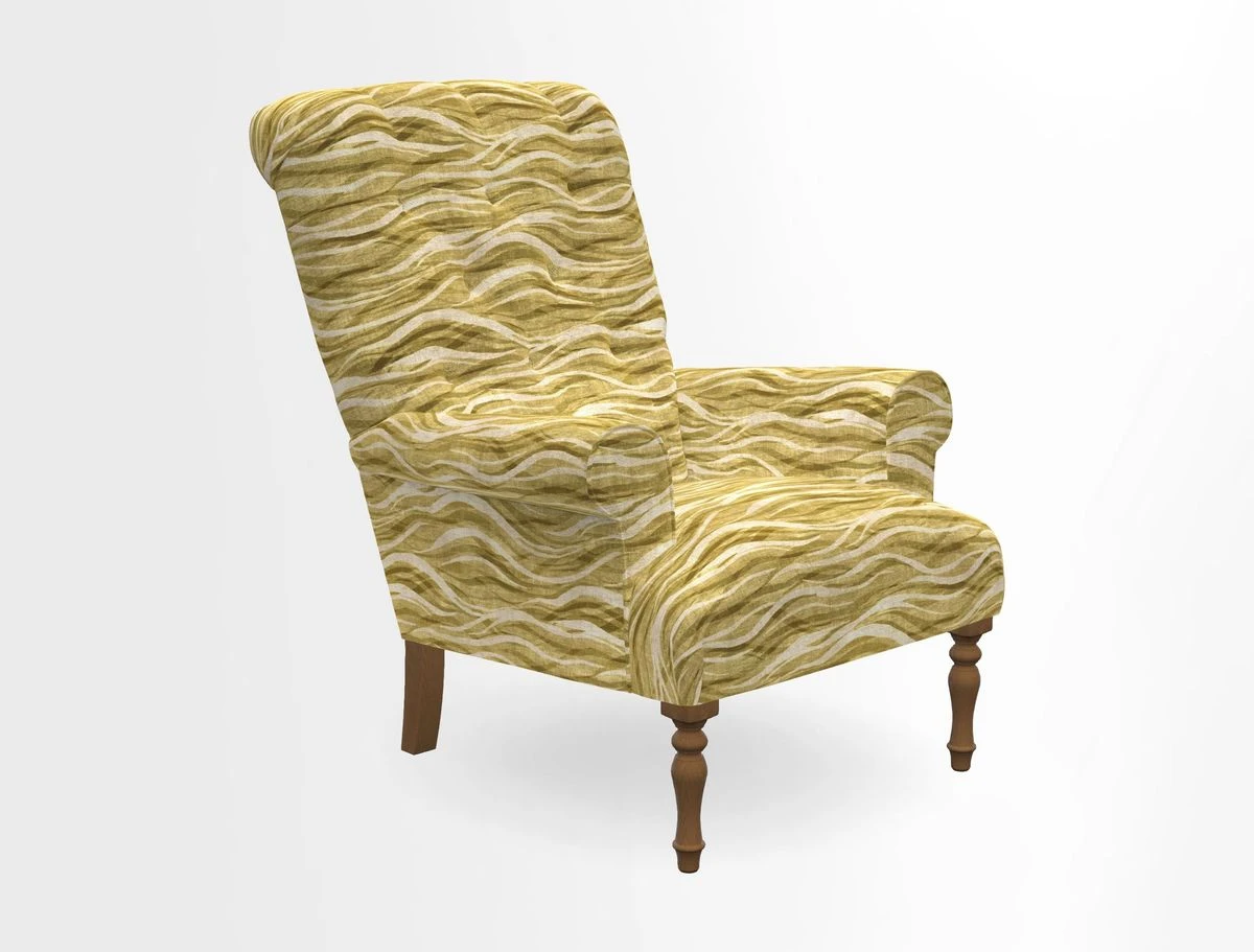 Chelsham Chair in Roxburgh Herringbone Paprika