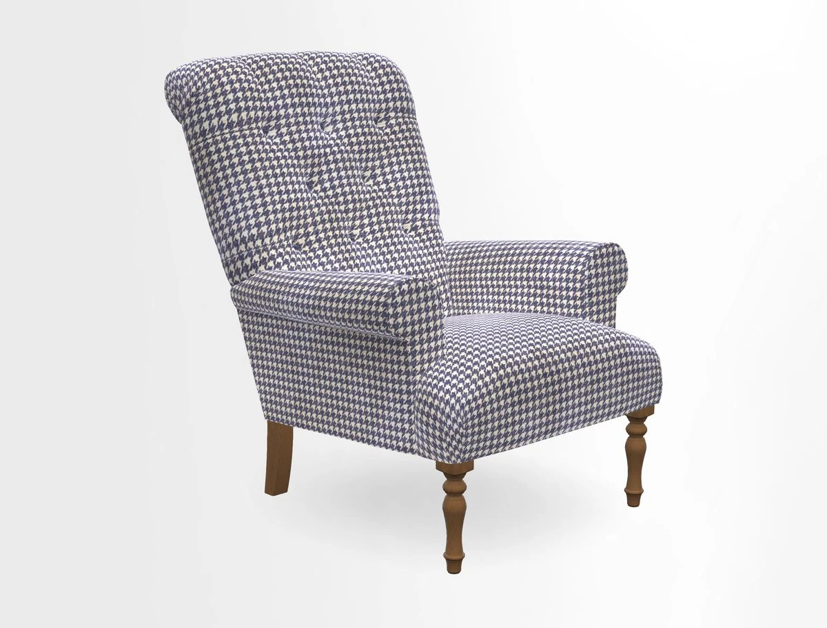 Chelsham Chair in Roxburgh Herringbone Paprika
