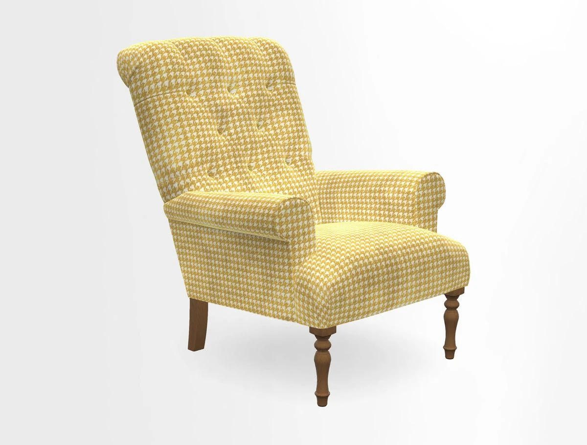 Chelsham Chair in Roxburgh Herringbone Paprika