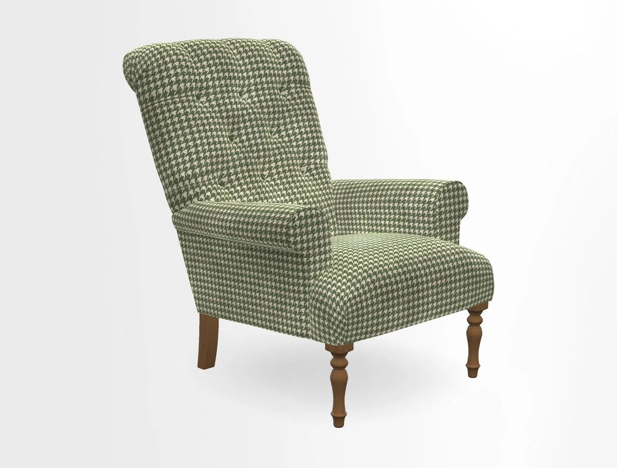 Chelsham Chair in Roxburgh Herringbone Paprika