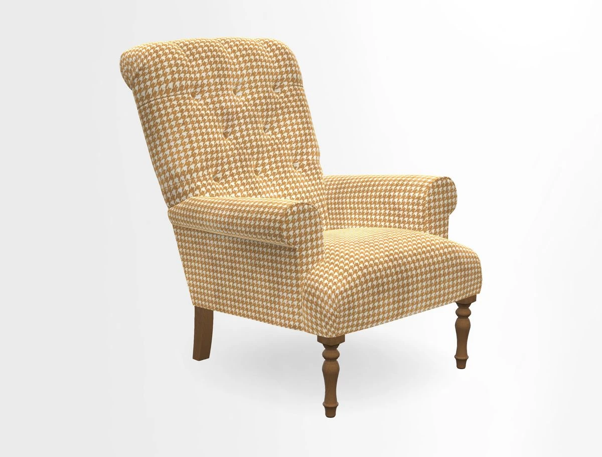 Chelsham Chair in Roxburgh Herringbone Paprika