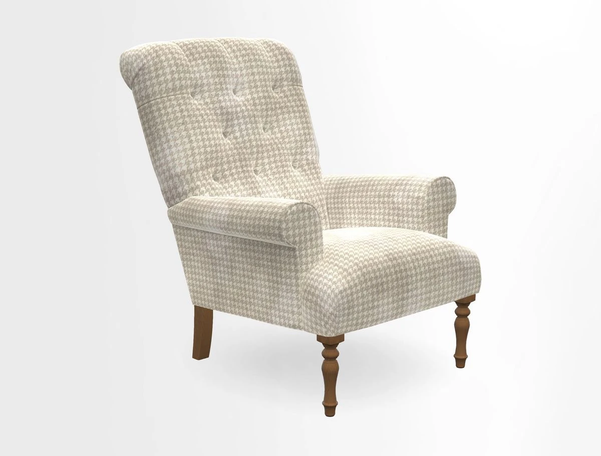 Chelsham Chair in Roxburgh Herringbone Paprika
