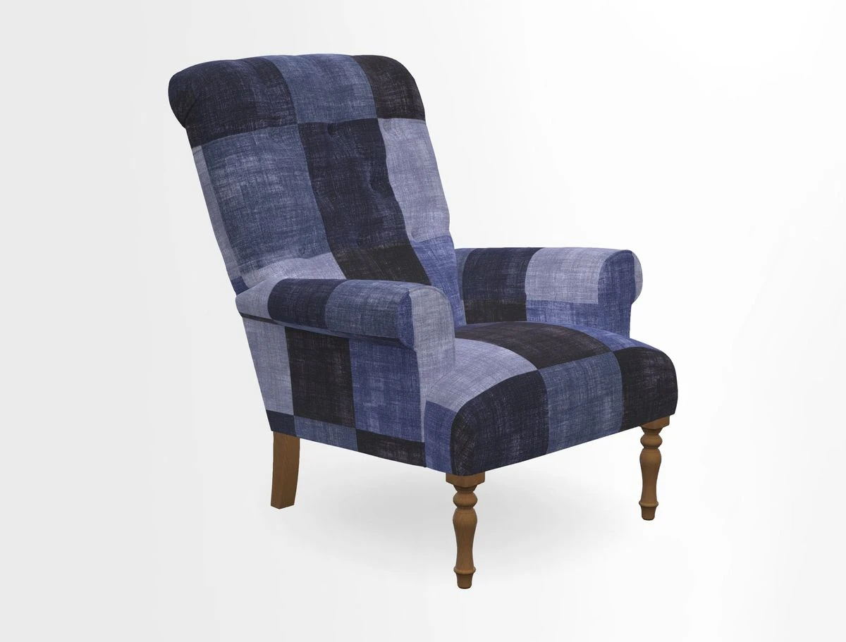 Chelsham Chair in Roxburgh Herringbone Paprika