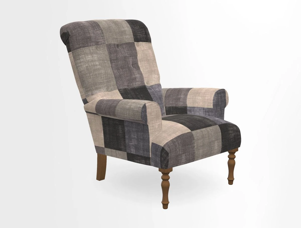 Chelsham Chair in Roxburgh Herringbone Paprika
