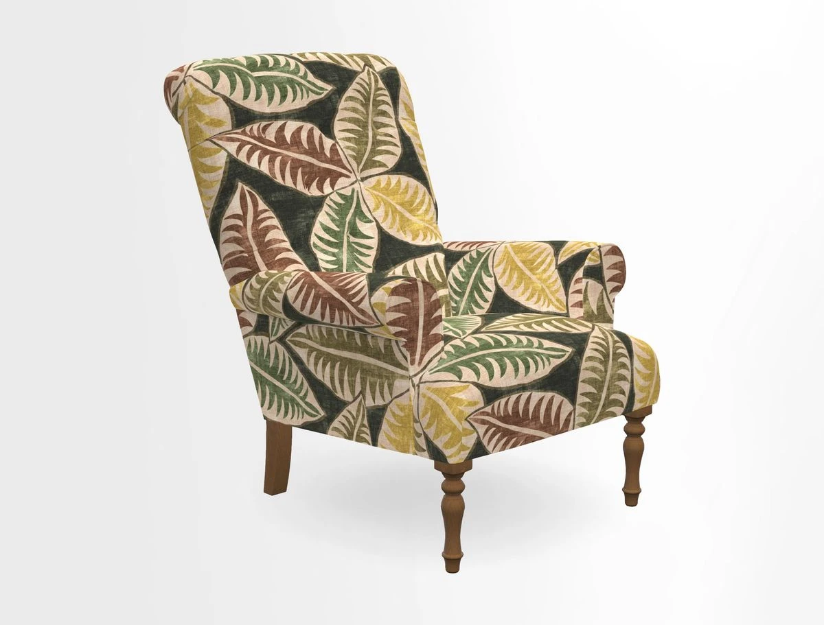 Chelsham Chair in Roxburgh Herringbone Paprika