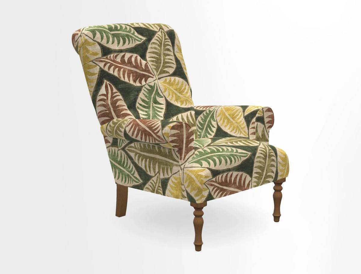 Chelsham Chair in Roxburgh Herringbone Paprika