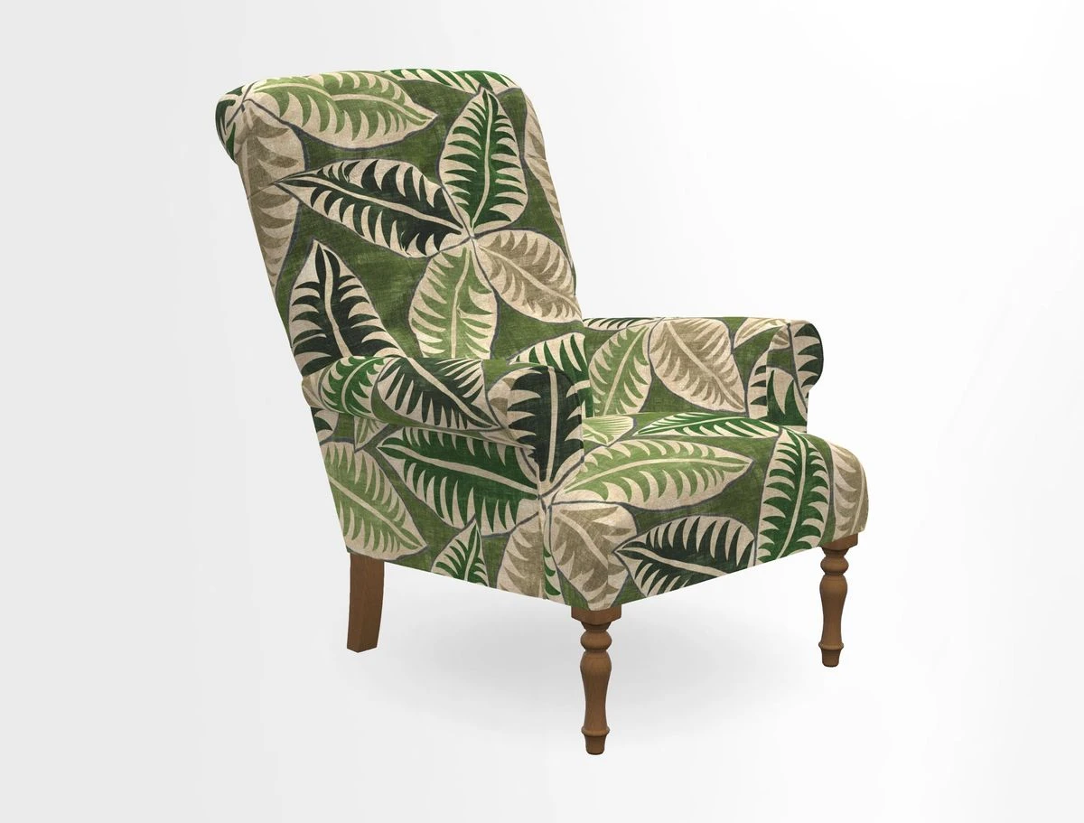 Chelsham Chair in Roxburgh Herringbone Paprika