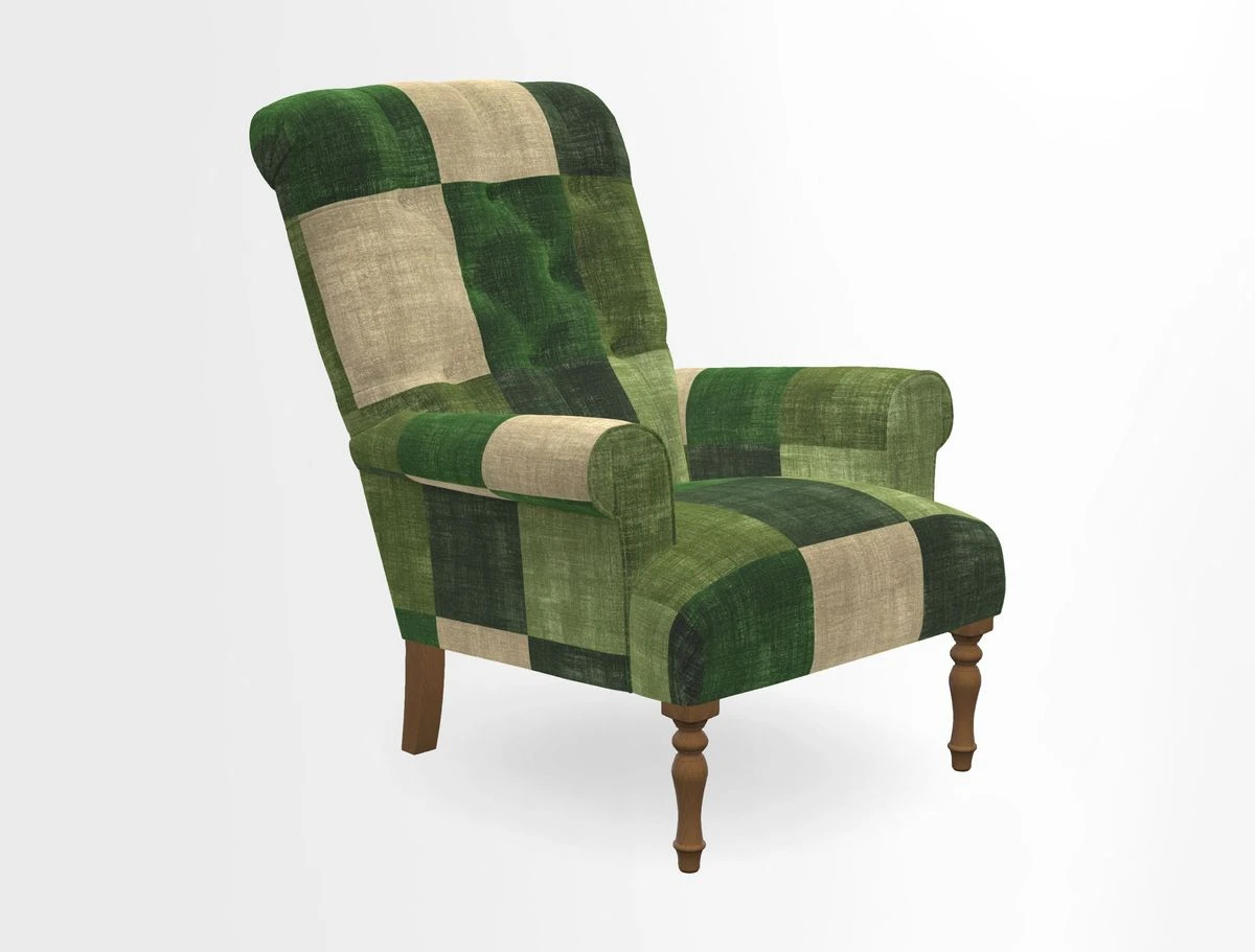 Chelsham Chair in Roxburgh Herringbone Paprika