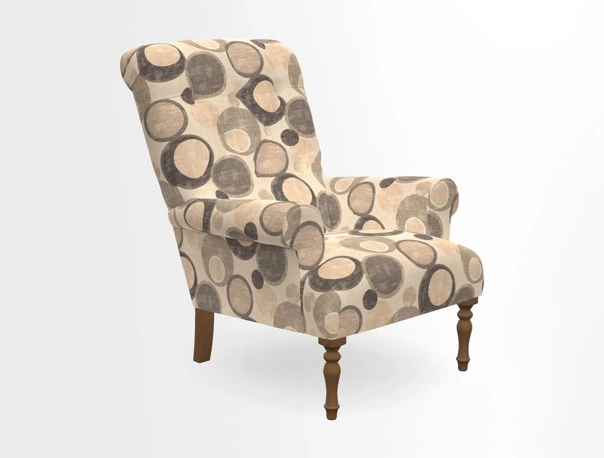 Chelsham Chair in Roxburgh Herringbone Paprika