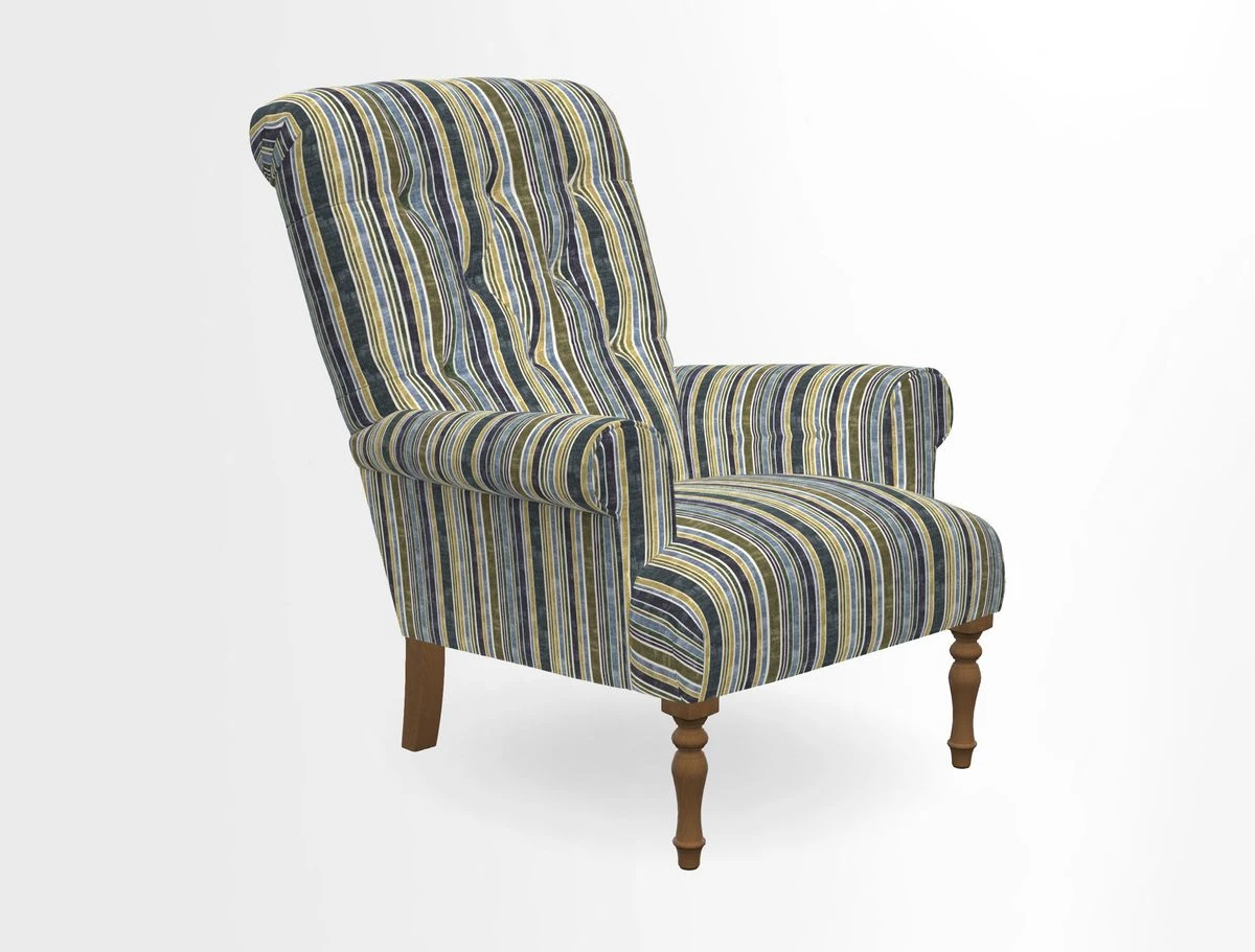 Chelsham Chair in Roxburgh Herringbone Paprika