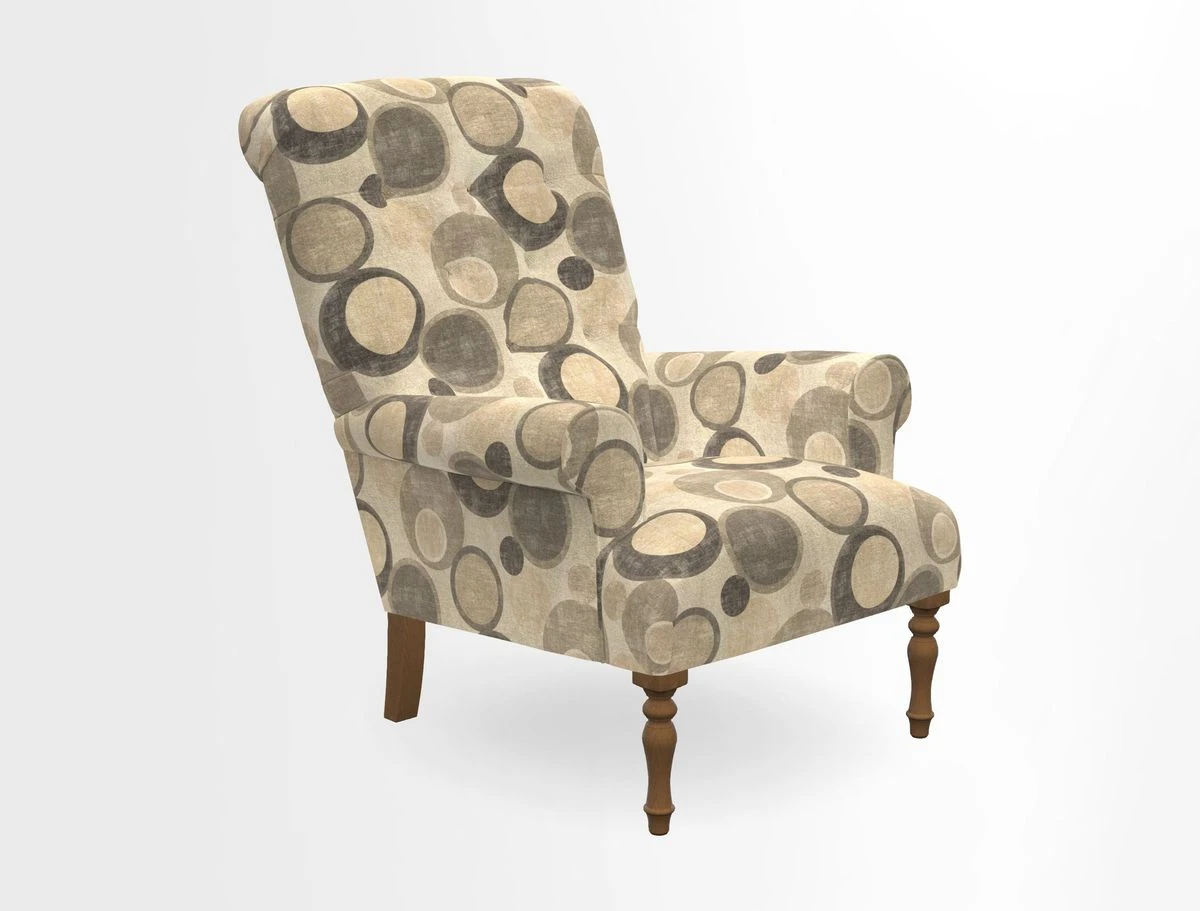 Chelsham Chair in Roxburgh Herringbone Paprika