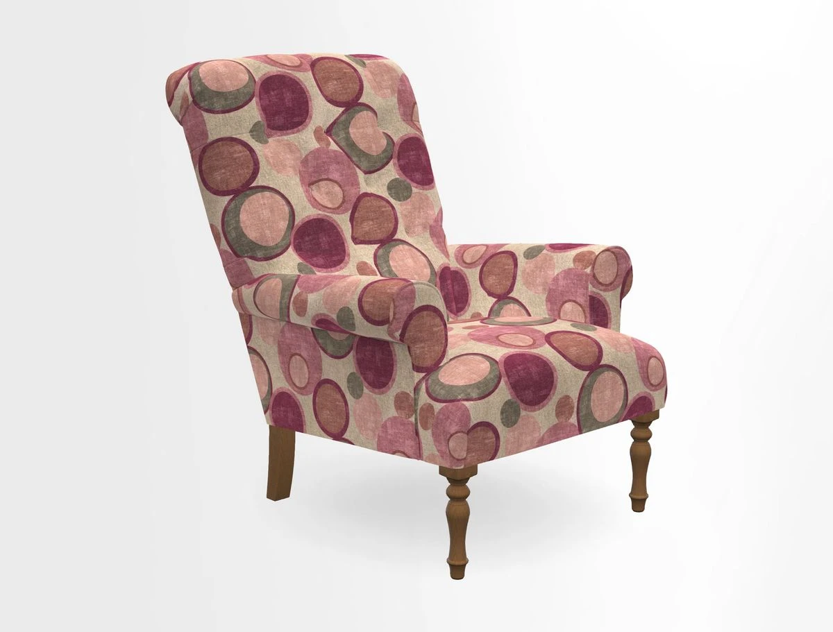 Chelsham Chair in Roxburgh Herringbone Paprika