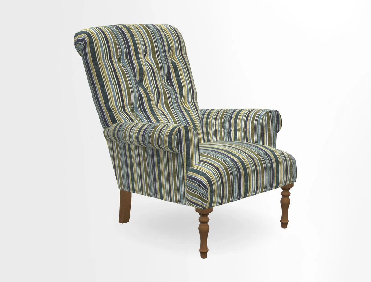 Chelsham Chair in Roxburgh Herringbone Paprika