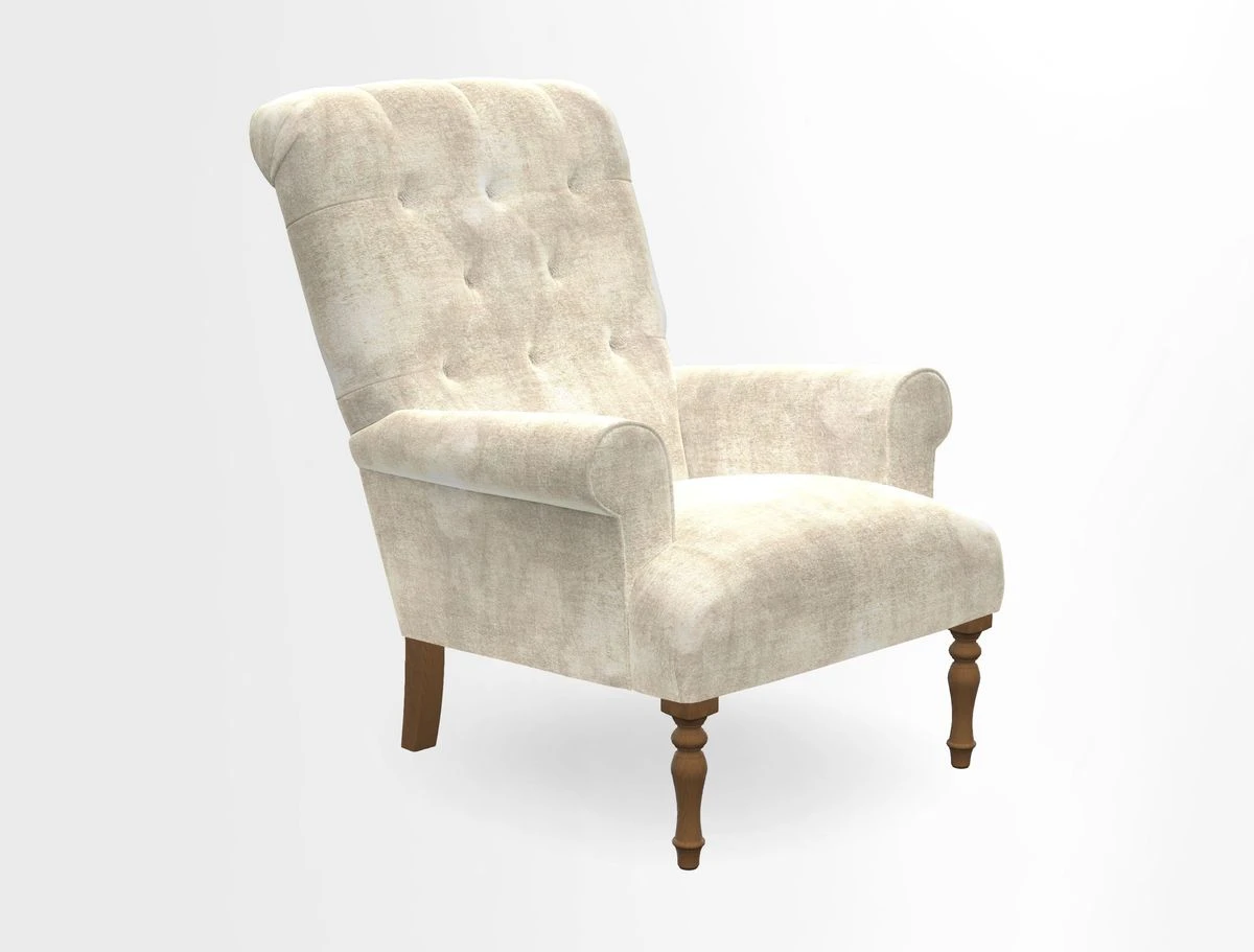 Chelsham Chair in Roxburgh Herringbone Paprika