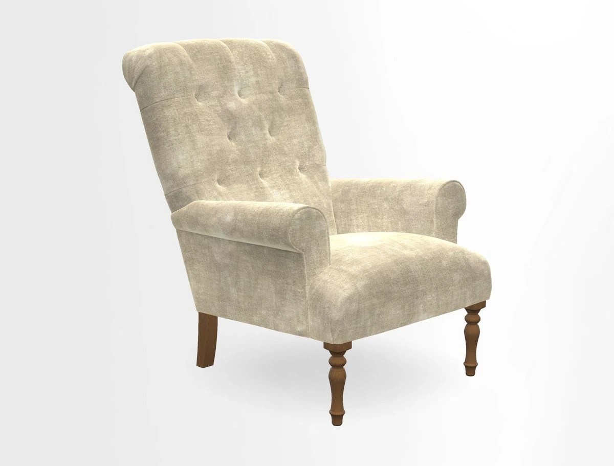 Chelsham Chair in Roxburgh Herringbone Paprika