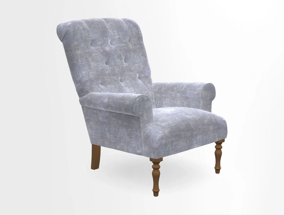 Chelsham Chair in Roxburgh Herringbone Paprika