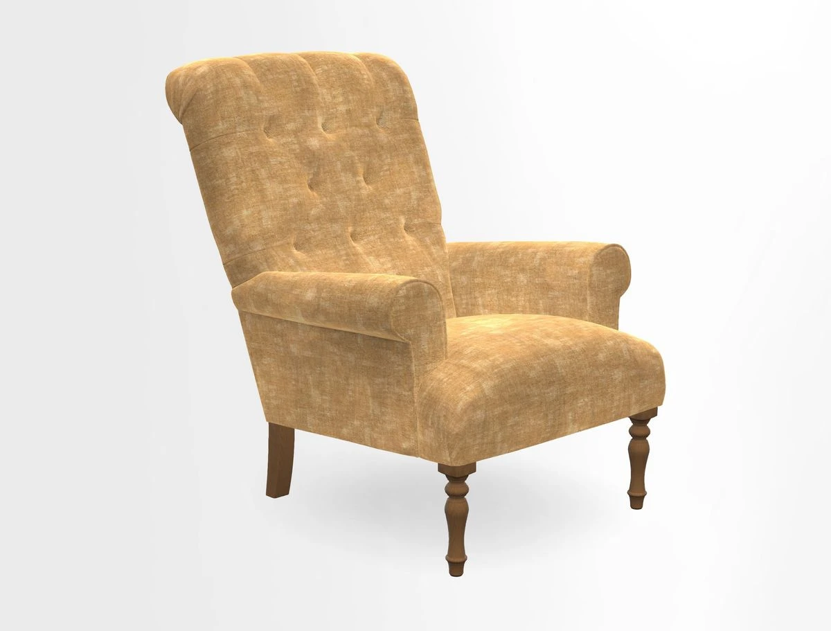 Chelsham Chair in Roxburgh Herringbone Paprika