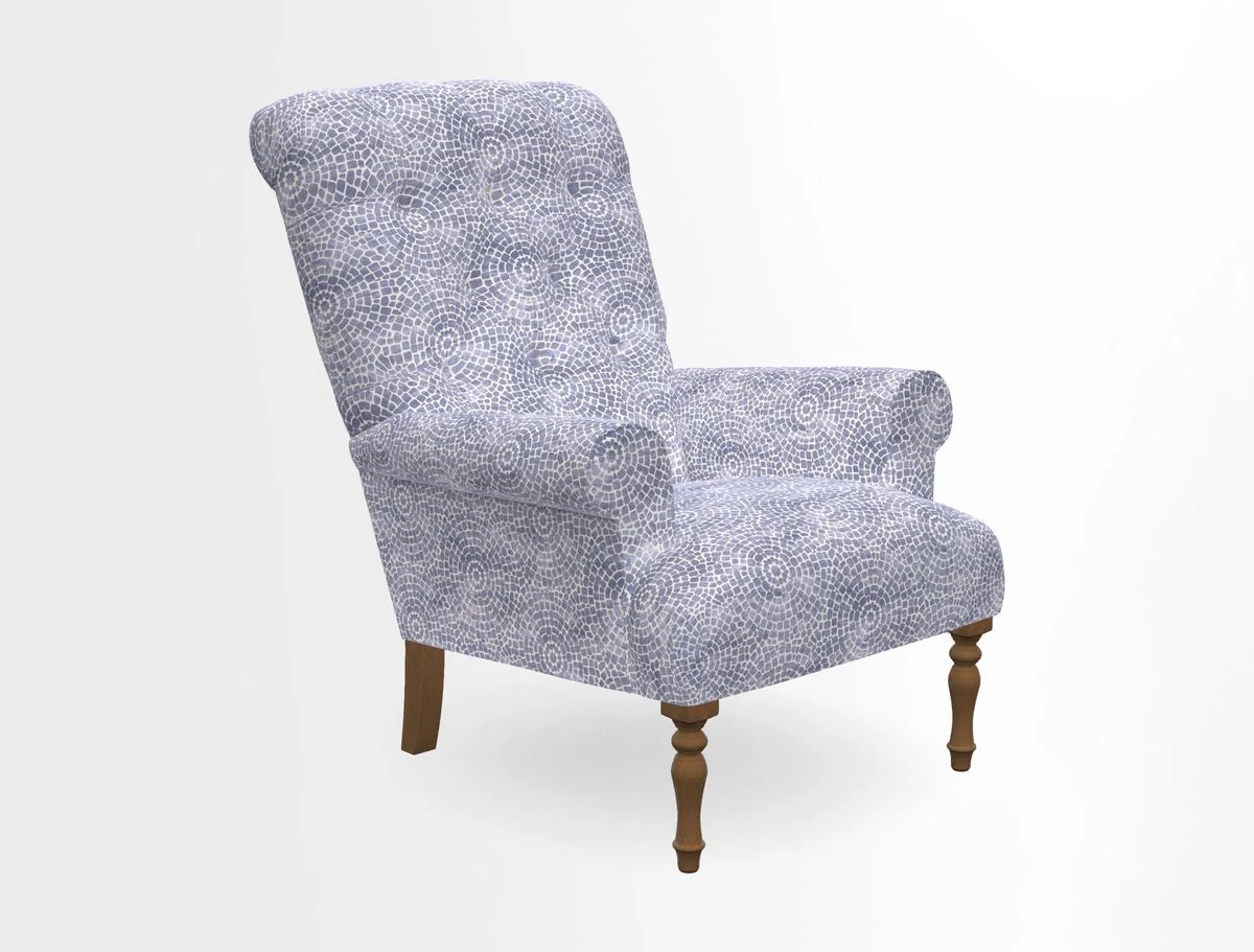 Chelsham Chair in Roxburgh Herringbone Paprika